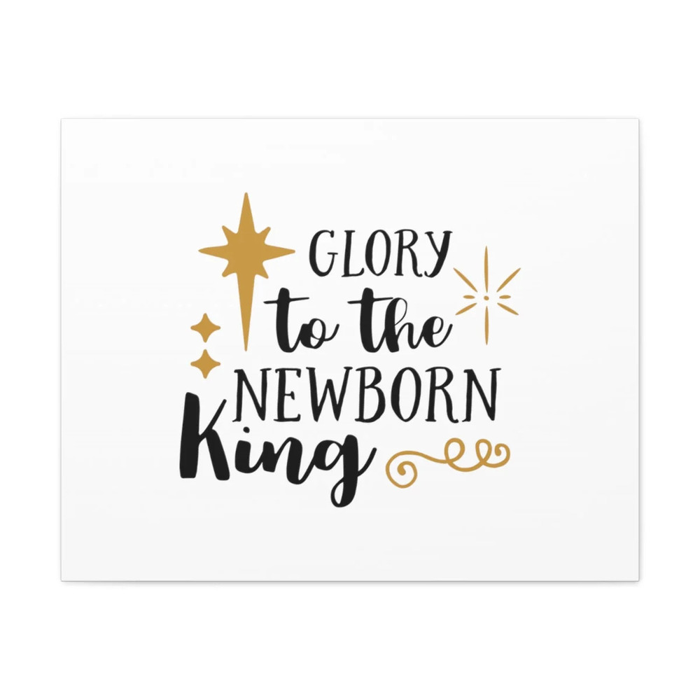 Scripture Walls The Newborn King Luke 2:14 Star Christian Wall Art Bible Verse